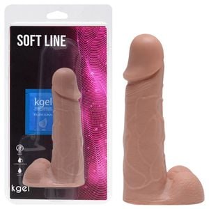 Penis De Borracha Macico 16 X 35cm Kgel