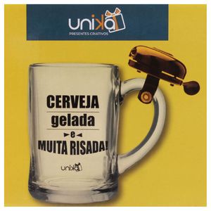 Caneca Chopp Campainha Cerveja Gelada Unika Games