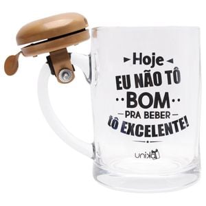 Caneca Chopp Campainha Eu Nao To Bom Unika Games