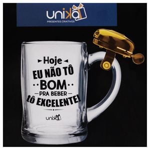 Caneca Chopp Campainha Eu Nao To Bom Unika Games