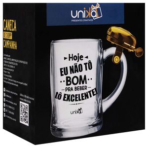 Caneca Chopp Campainha Eu Nao To Bom Unika Games