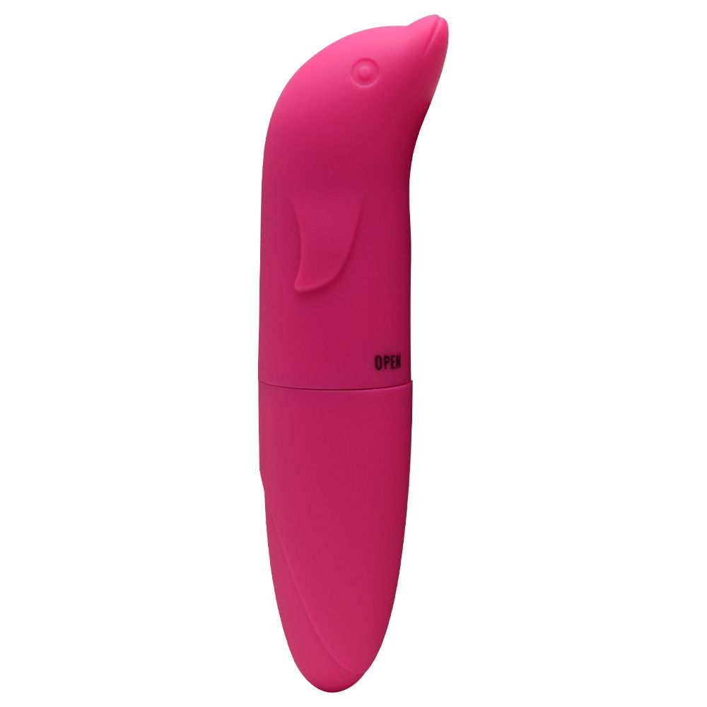 Vibrador Ponto G Golfinho Aveludado Sensual Love Gall Sex Shop 5830