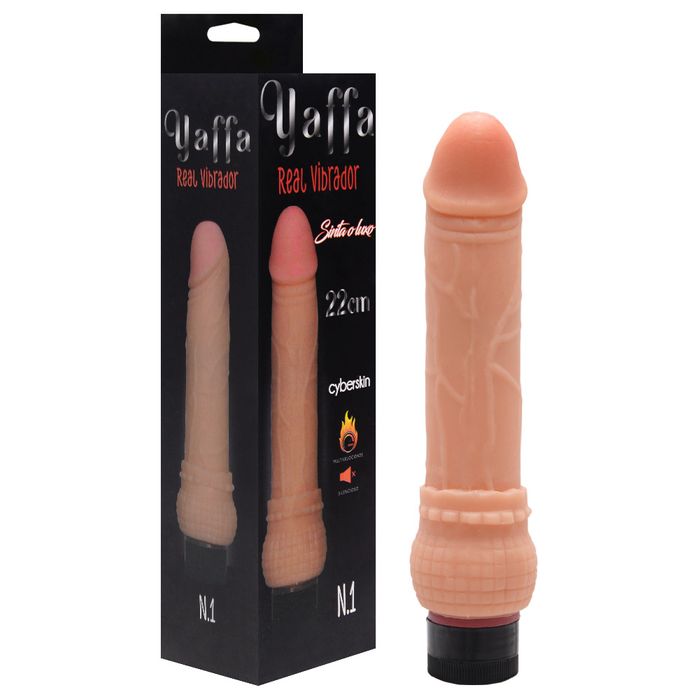 Pênis Vibrador Cyber Skyn 22 X 4cm Yaffa