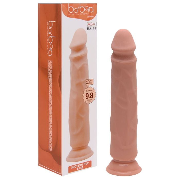 Pênis Maciço Ventosa Barbara 25 X 4,2cm Baile Vipmix