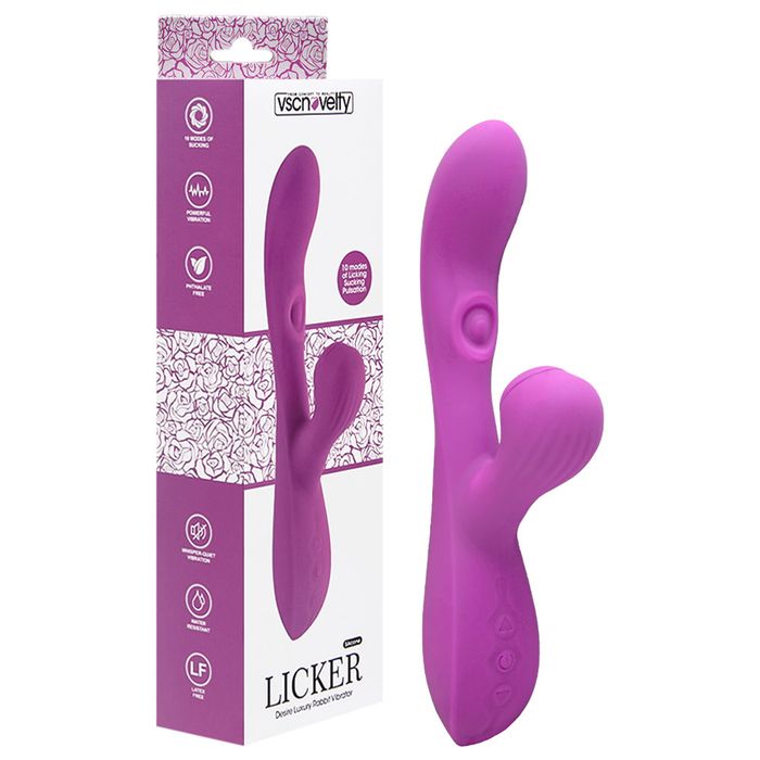Vibrador Ponto G 10 Pulsações Licker Vipmix