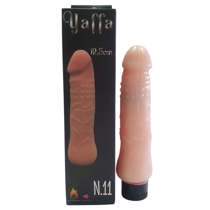 Pênis Vibrador Cyber Skyn 19,9 X 4cm Yaffa