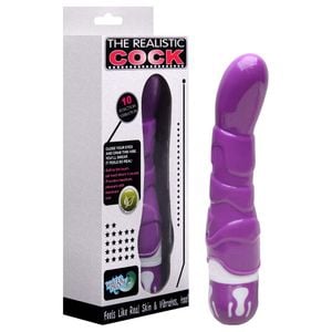 Vibrador Realistic Cock 10 Vibrações Baile Gall Sex Shop Gall 