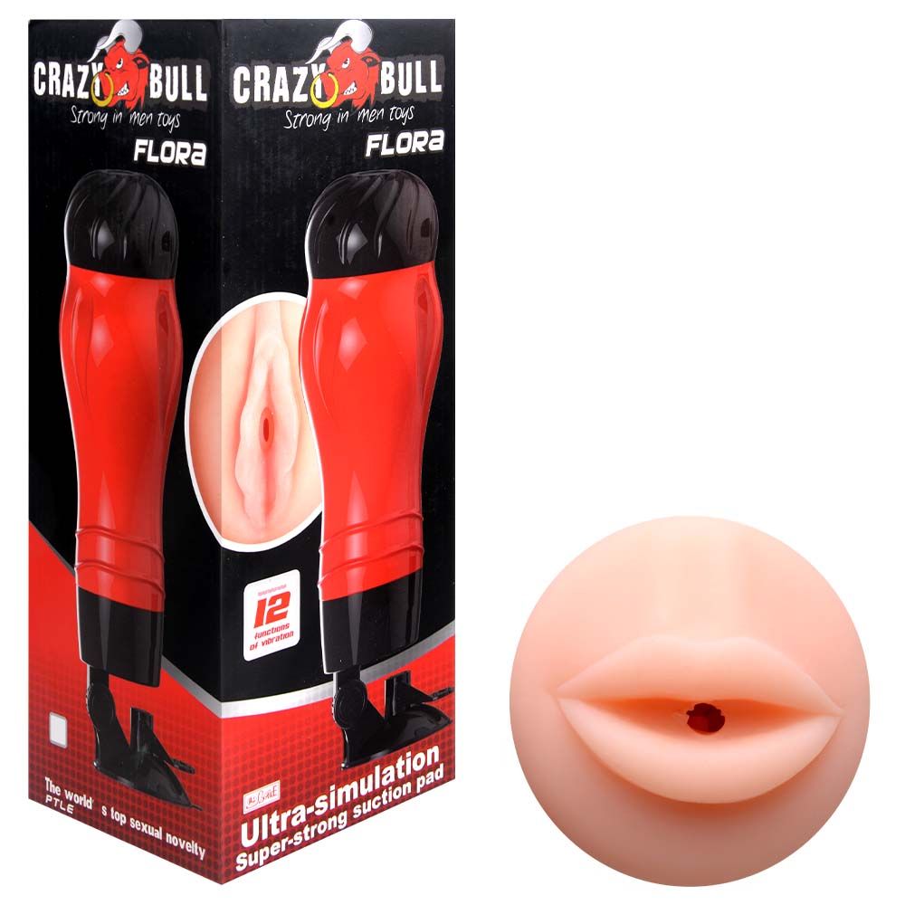 Masturbador 12 Vibrações Crazy Boca Gall Sex Shop Gall 