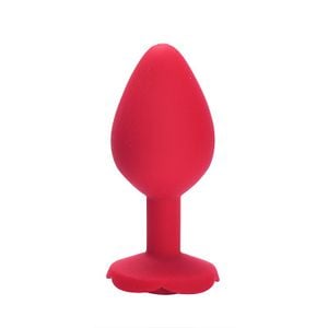 Plug Anal M Silicone Rosa 8,5 X 3,5cm Sexy Import