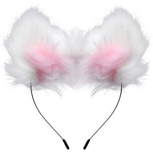 Kit Rabo De Raposa Tiara Orelhas Sexy Import