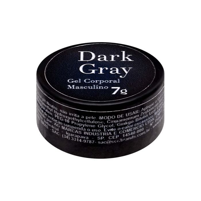 Dark Gray Gel Excitante Masculino 7g Garji