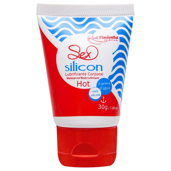 Lubrificante Sex Silicon Hot 30g La Pimienta