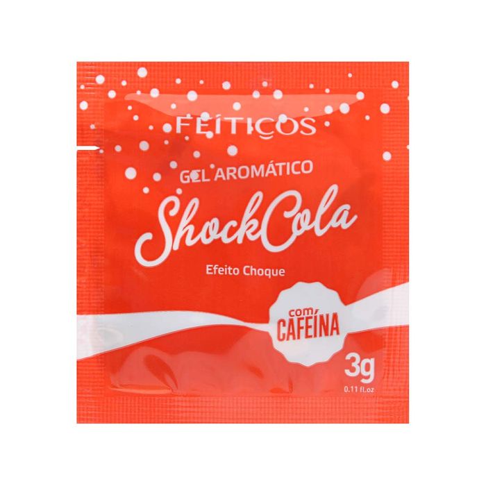 Sachê Shock Cola Cafeína Gel Elétrico 3g Feitiços