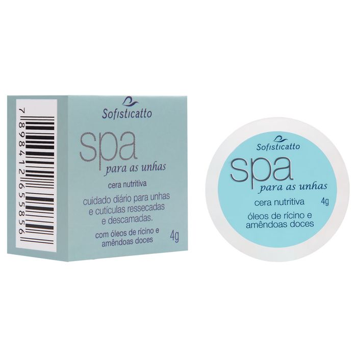 Spa Para Unhas Cera Nutritiva 4g Sofisticatto