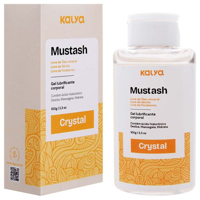 Mustash Crystal Lubrificante Base água 100ml Kalya