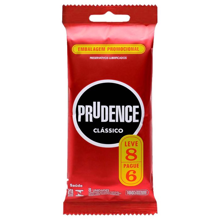 Preservativo Clássico Com 6 Unidades Prudence