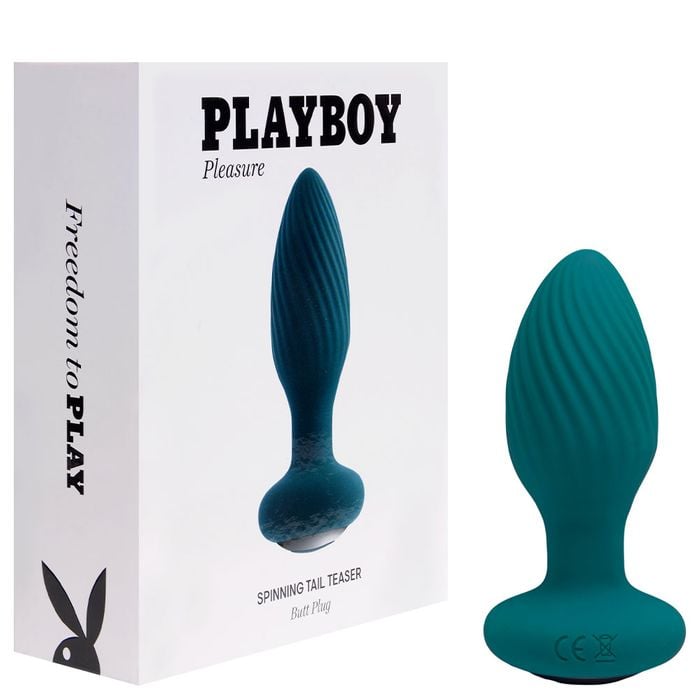 Spinning Tail Teaser Plug Vibrador  Playboy