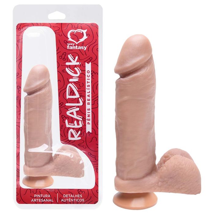 Pênis Real Dick Maciço 18 X 4,7cm Sexy Fantasy