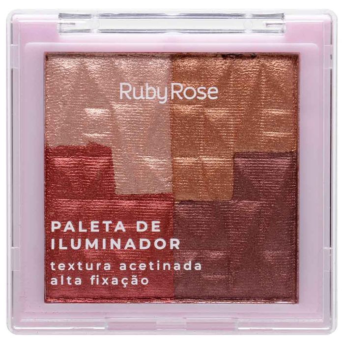 Paleta Iluminador Fireglow 12,8g Ruby Rose