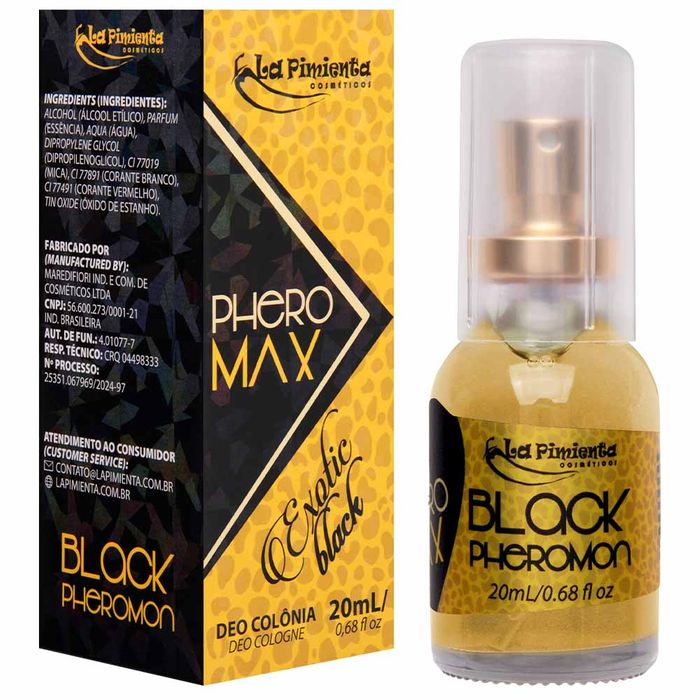 Perfume Phero-max Exotic Black 20ml La Pimienta