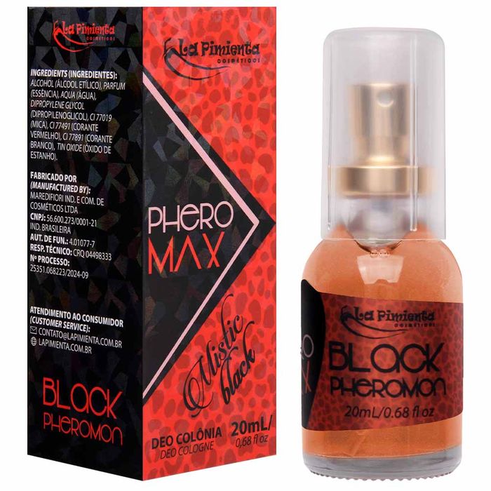 Perfume Phero-max Mistic Black 20ml La Pimienta