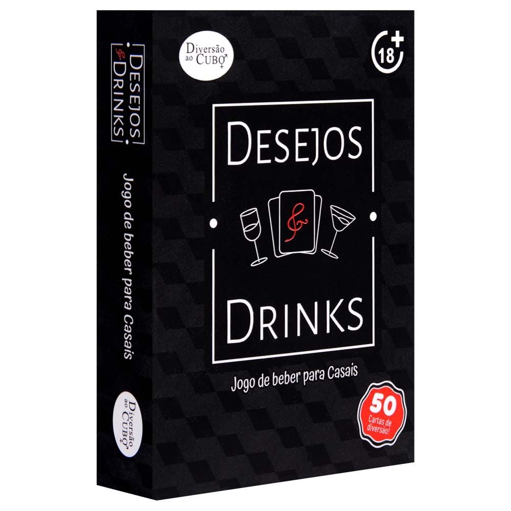 Jogo Desejos E Drinks Para Casais Diversão Ao Cubo - Gall