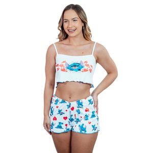 Pijama Virgínia Stitch Gota De Sonho
