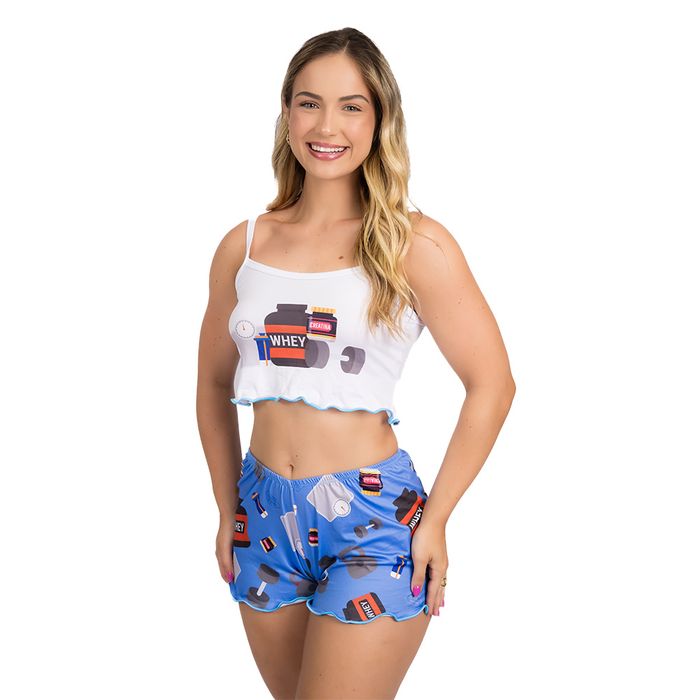 Pijama Virgínia Academia Gota De Sonho