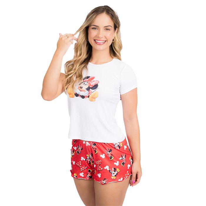 Pijama Curto Gabi Minie 3 Gota De Sonho