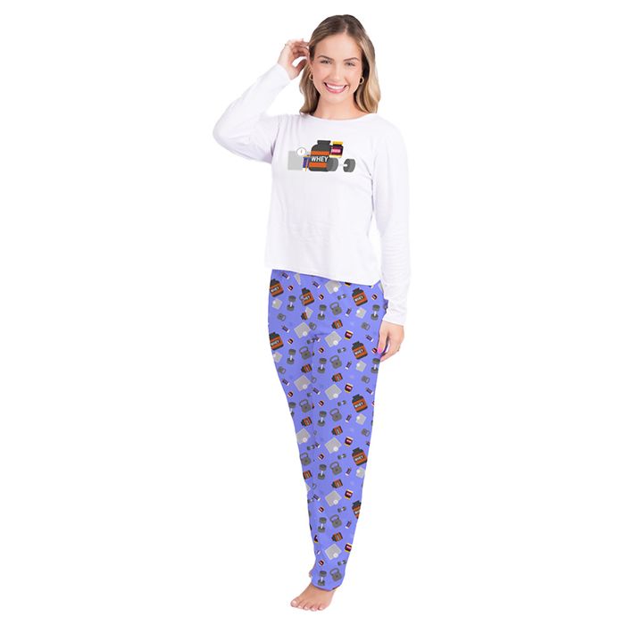 Pijama Longo Kaka Academia Gota De Sonho