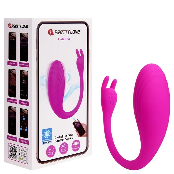 Vibrador App Bluetooth 12 Modos Catalina Pretty Love Vipmix