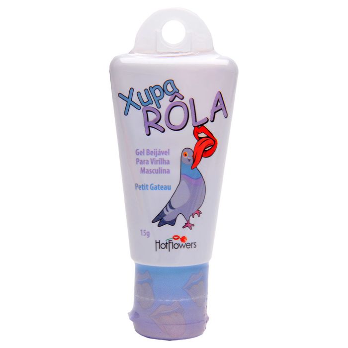 Xupa Rola Gel Beijável Masculino 15g Hot Flowers