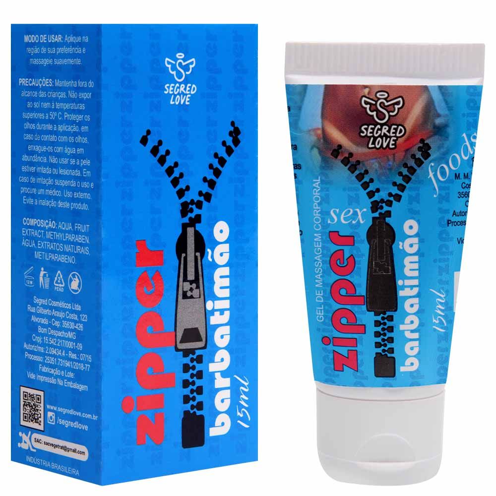 Zipper Sex Virgem De Novo 15ml Segred Love - Gall