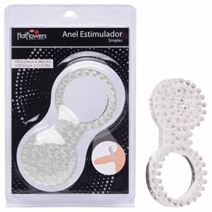 Anel Peniano Com Estimulador Simples Hot Flowers