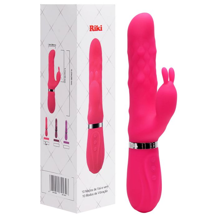 Vibrador 10 Modos Esferas Rotativo Riki Sexy Import