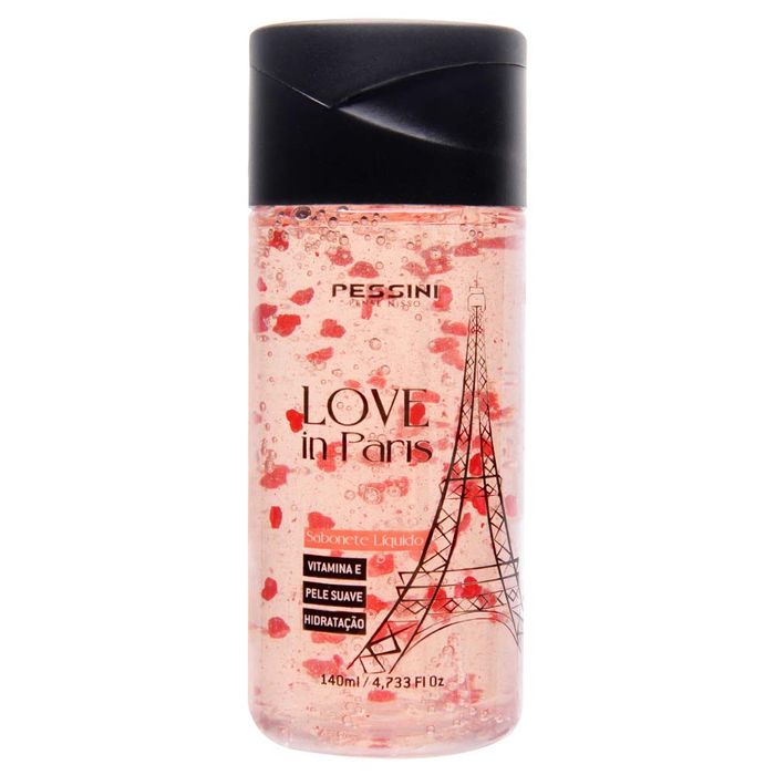 Love In Paris Sabonete Líquido Esfoliante 140ml Pessini