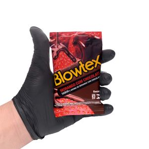 Preservativo Morango Com Chocolate 03 Unidades Blowtex