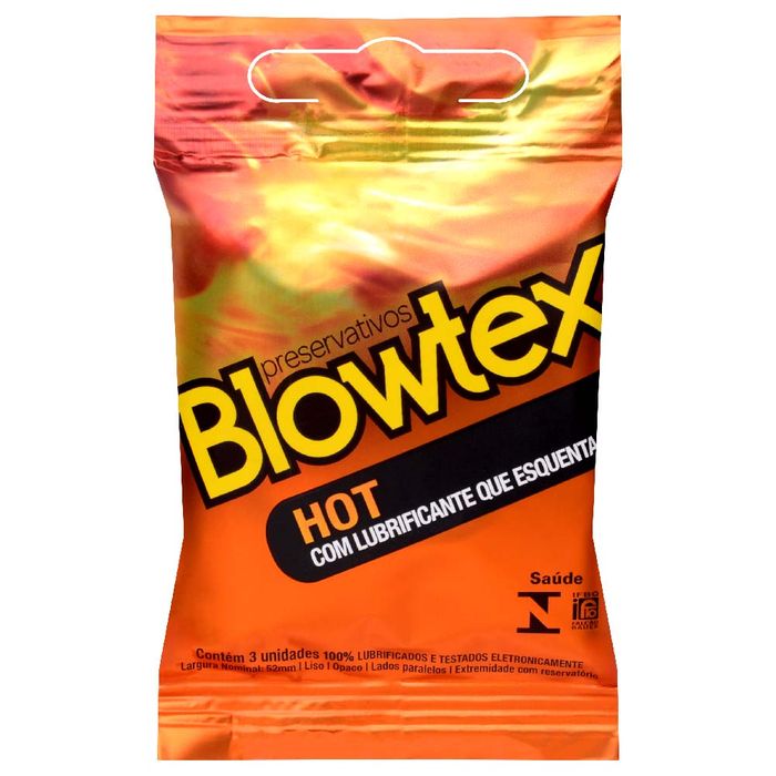 Preservativo Hot 03 Unidades Blowtex