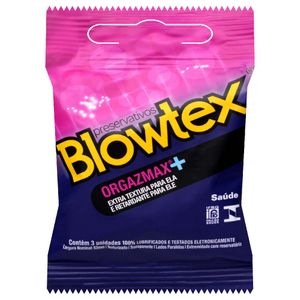 Preservativo Orgazmax + 03 Unidades Blowtex
