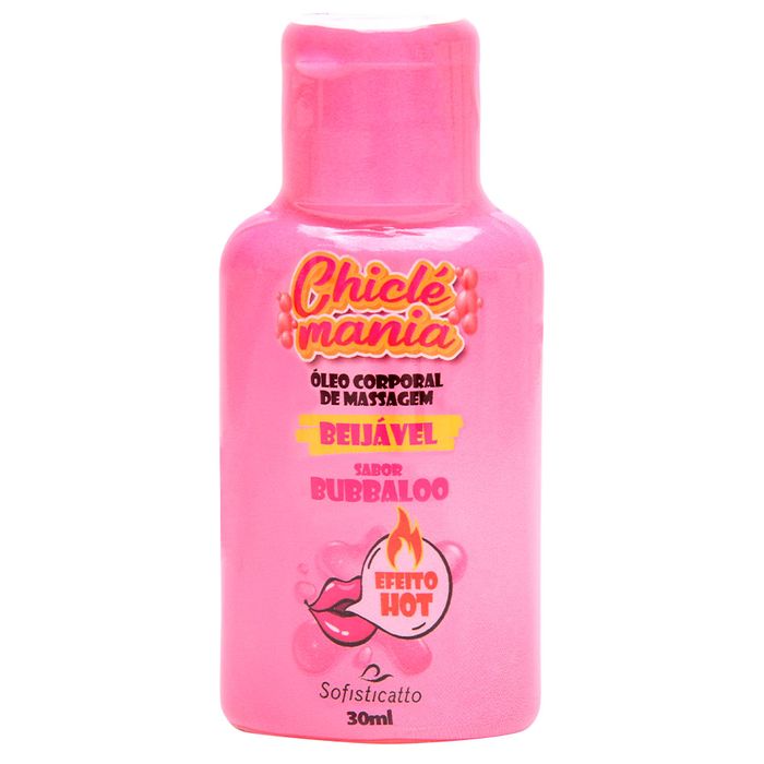 Chiclé Mania óleo Hot Beijável 30ml Sofisticatto