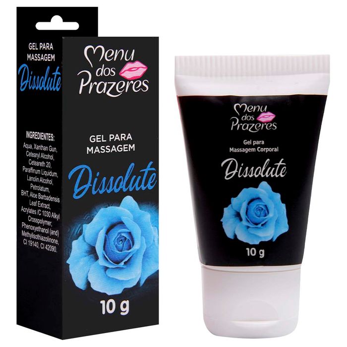 Dissolute Gel Anal Lubrificante 10g Menu Dos Prazeres