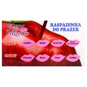 Raspadinha Do Prazer Menu Dos Prazeres