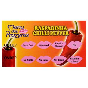 Raspadinha Chilli Pepper Menu Dos Prazeres