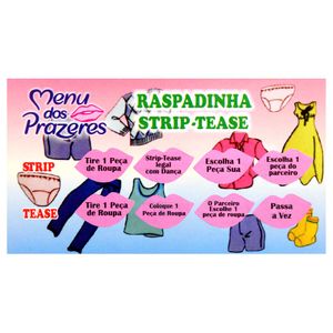 Raspadinha Strip Tease Menu Dos Prazeres