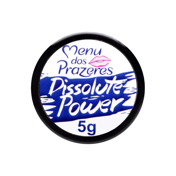 Dissolute Power Gel Anal 5g Menu Dos Prazeres