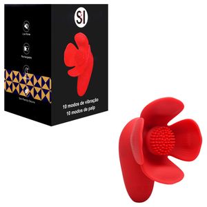 Vibrador Seio Formato Rosa Vecna Alwup Sexy Import