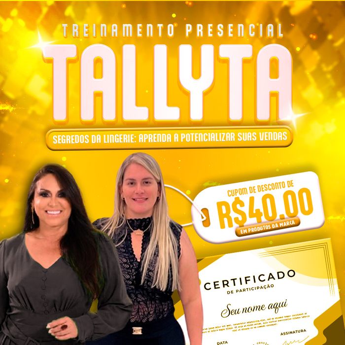 Treinamento Tallyta Potencialize Suas Vendas