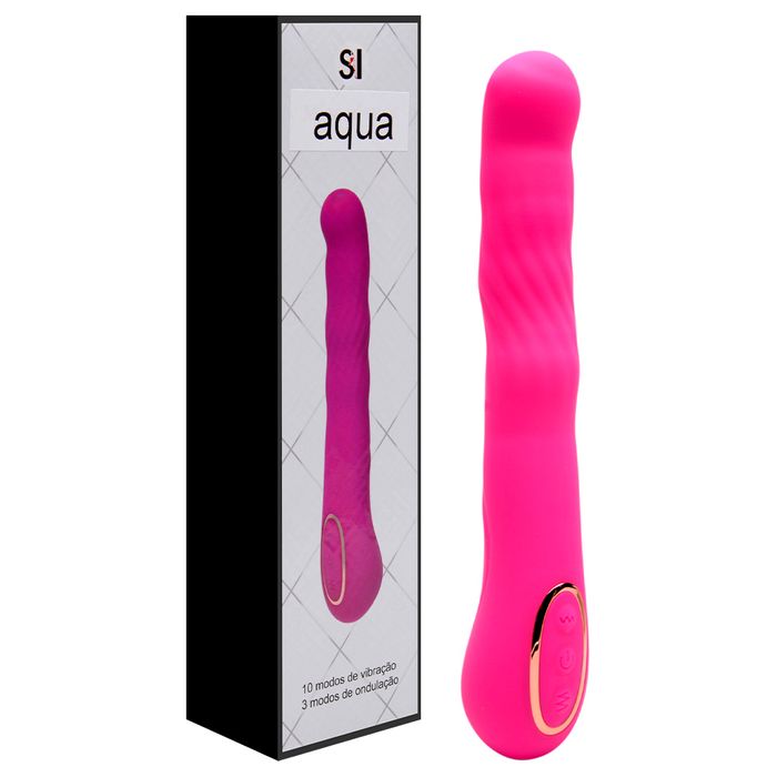 Vibrador Texturado Vai Vem Aqua Alwup Sexy Import