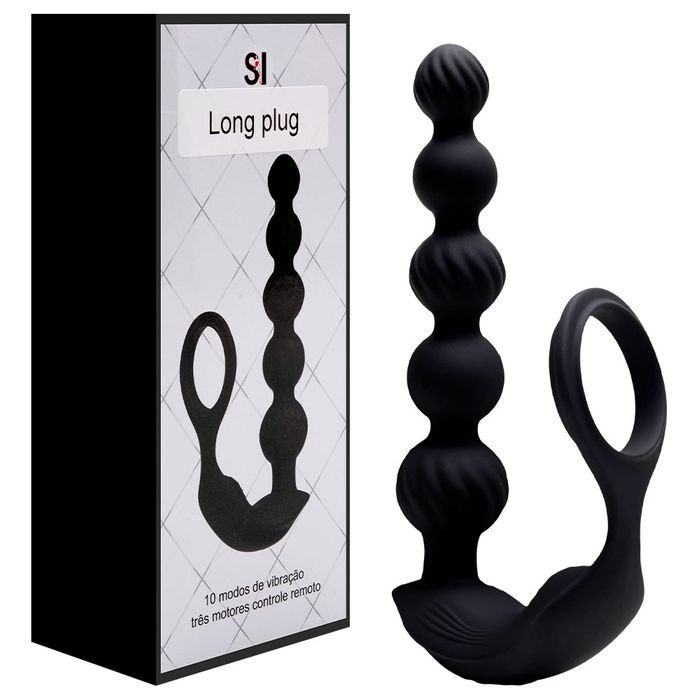 Vibrador Próstata Anel Long Plug Alwup Sexy Import