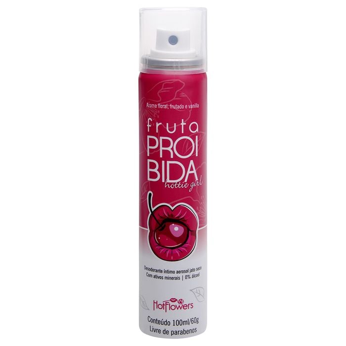 Fruta Proibida Desodorante Aerosol 100ml Hot Flowers